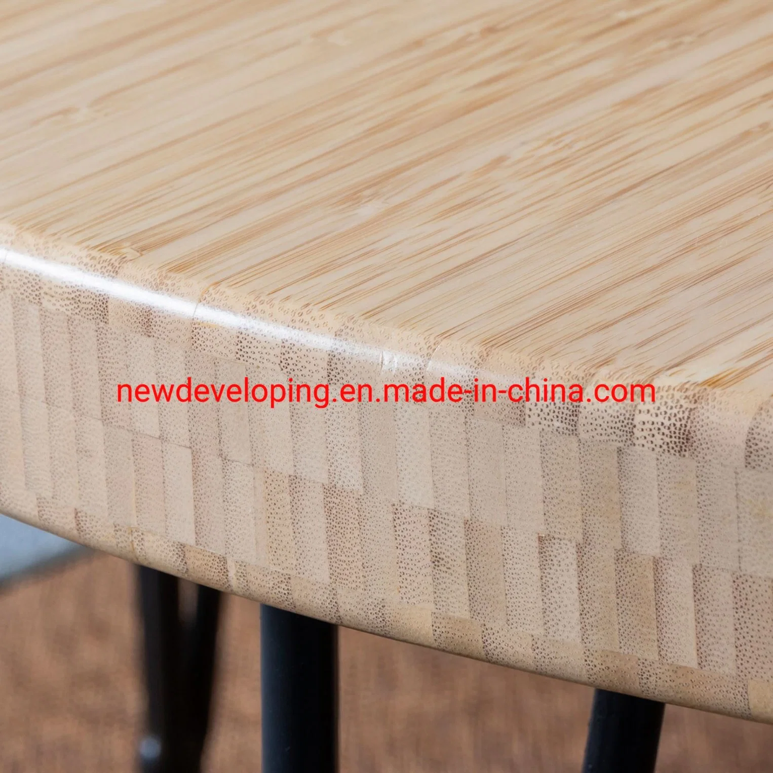 Runde Sofa Tisch Bambus Panel Moderne Möbel Speisen Kaffee Tabelle
