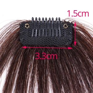 Alileader Hot Sale Brazilian Remy Clip in Extension Bangs, Top Quality Wholesale/Supplier Cheap 100% Human Hair Fringe for Ladies'beauty