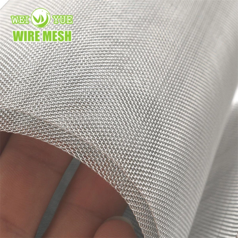 150 Mesh 304/316 Stainless Steel Screen Metal Woven Wire Mesh Screen Filtration Cloth