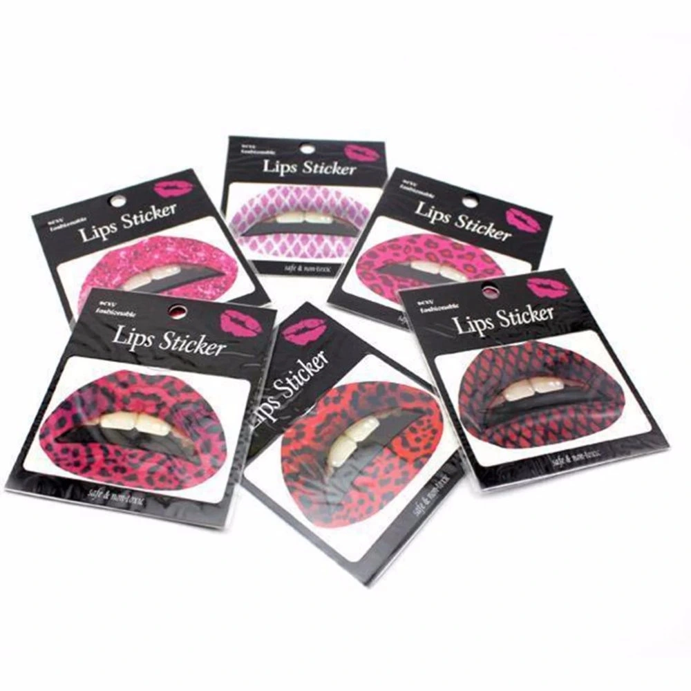 Party Gift Sexy drôle Stage maquillage Performing Lip Tattoo Sticker