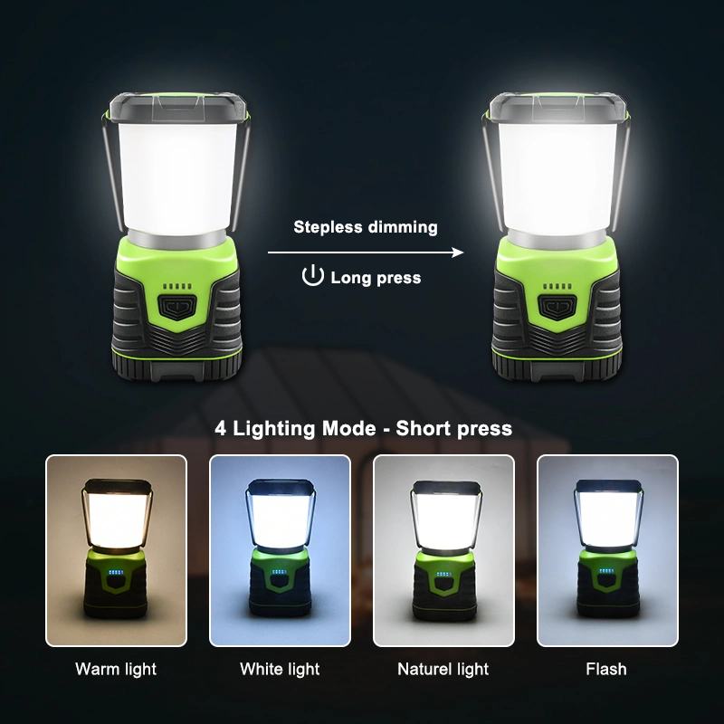 Brightenlux New Design 360 Brightness High Bright Portable Outdoor LED Camping Light for Tent, Waterproof 3 D Battery LED Camping Lantern