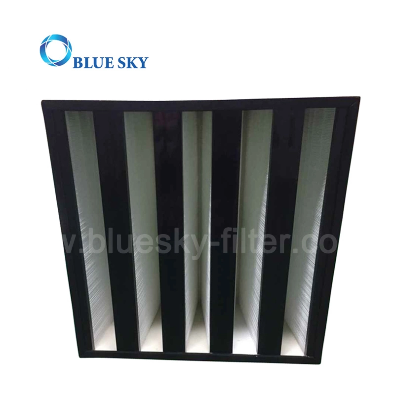 610X610X292mm sistema de HVAC V-Bank 99,995% H14 HEPA Air Filtros