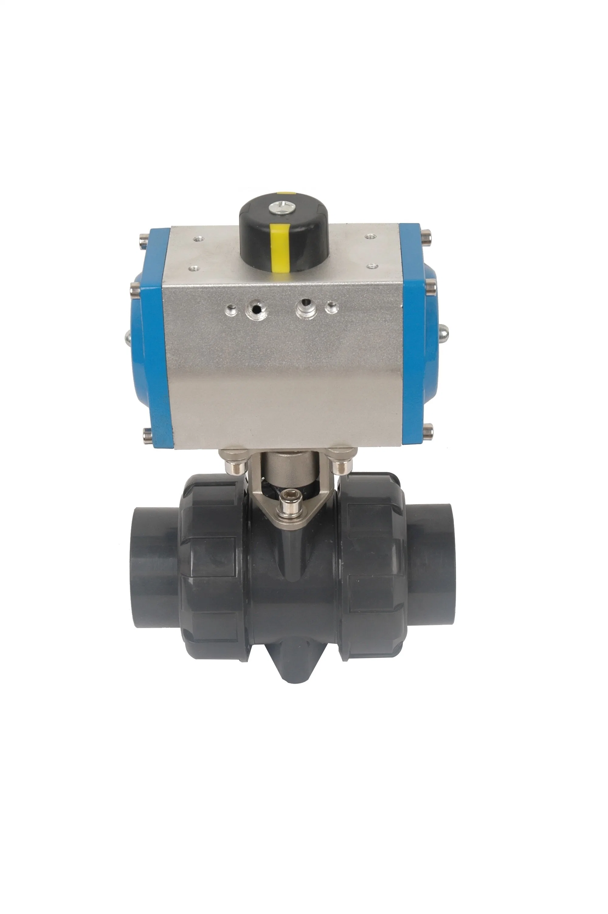 Manufacturers Plastic with Actuatoranti-Corrosive dB Sr Action Air Cylinder Rubber Seat Electric Flanged Pneumatic PVC True Union Ball Valve