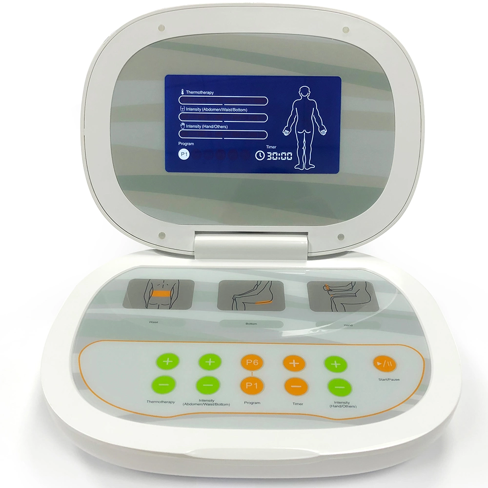 Magnética electrónica TENS EMS Estimulador muscular el pulso de la máquina de acupuntura