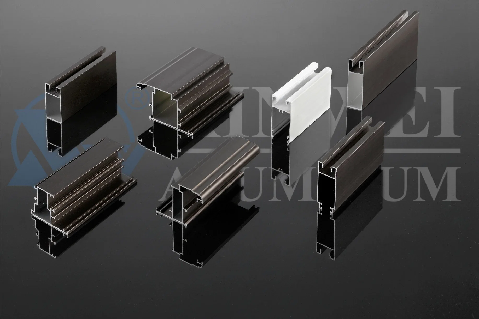 High quality/High cost performance  Factory Direct Metal OEM Anodized and Powder Coated Aluminum Extrusion for Ghana Africa Market