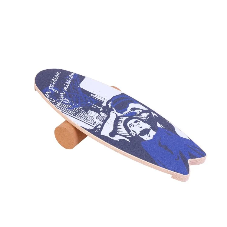 Surf Junta de equilibrio de madera Entrenamiento y ejercicio para no resbalar Fitness Workout Wobble Junta Skateboard Core Strength Wakesurfing