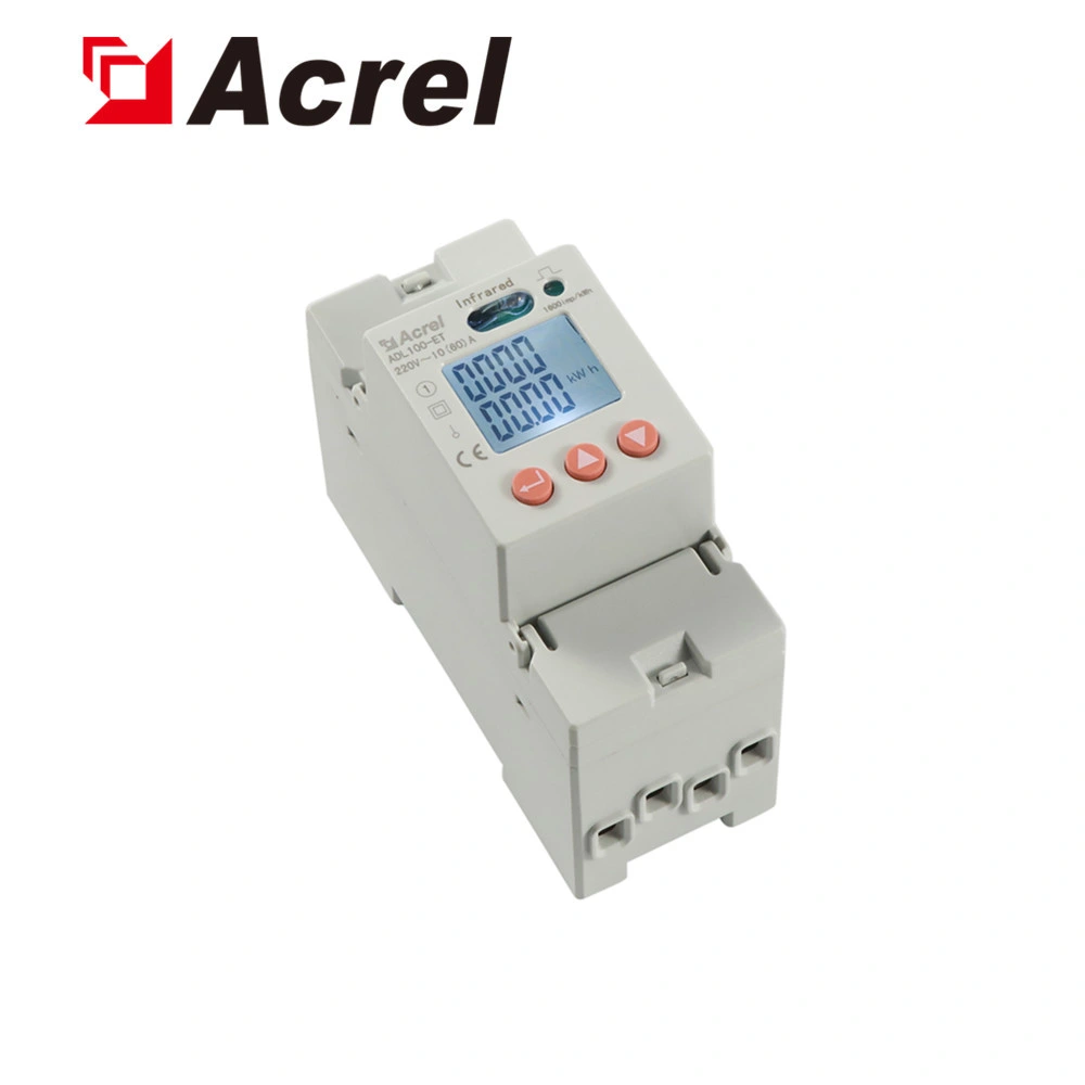 Single Phase DIN Rail Kwh Watt Hour Energy Meter or Distribution Box by RS485 Optional with High Accruancy