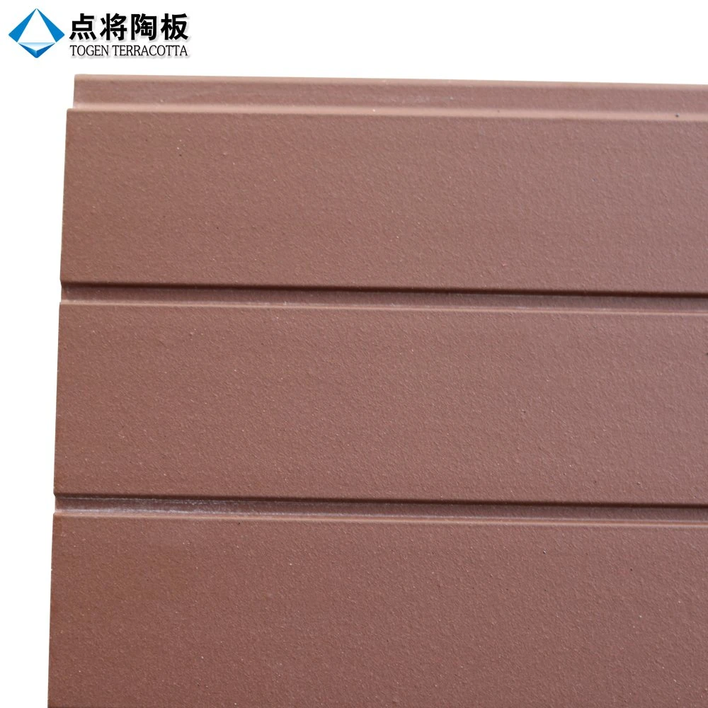 Curtain Wall Groove Terracotta Panel with Customization