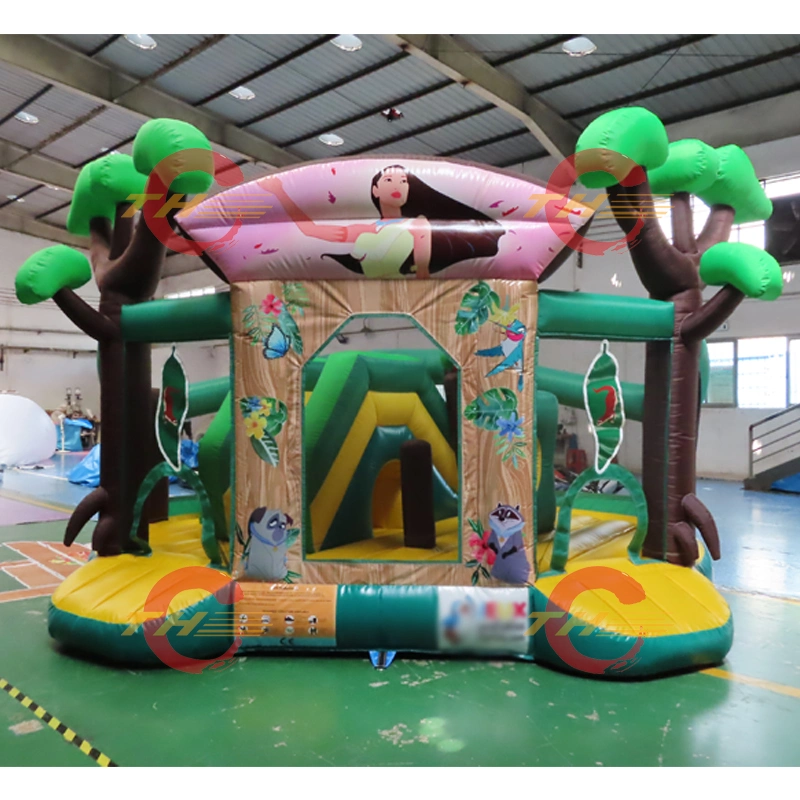 Small Truck PVC Inflatable Slide Jump Bed/Lovely Bouncing Castle Inflatable Toys