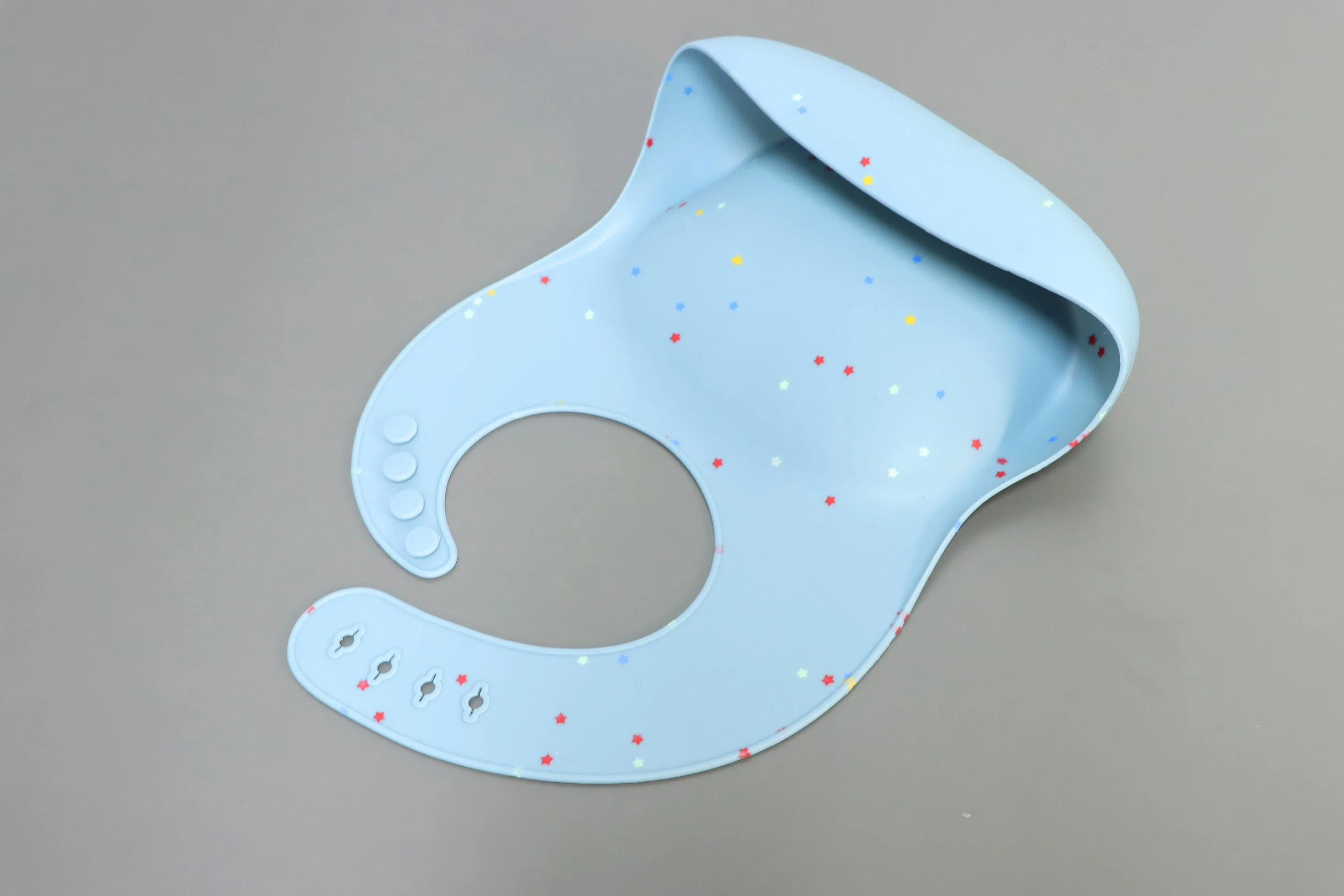 Silicon Baby Bib Waterproof Infant Bibs Newborn Feeding Toddle Adjustable Speckle Styles of Bibs