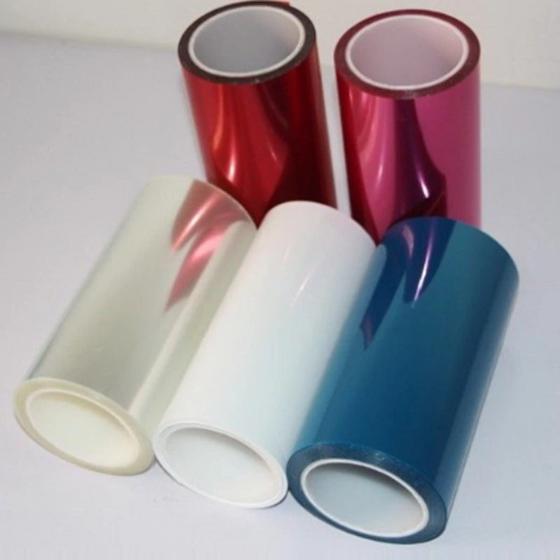 50um~180um Double-Layer Transparent/Red Pet Protective Film with Acrylics Adhesive for Die Cutting Industry