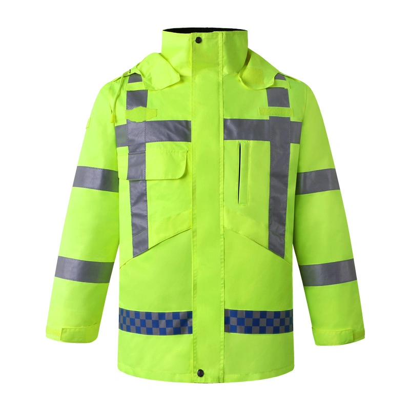 Reflector Jackets Reflective Road Winter Safety Jackets for Construction with Multiple Pockets