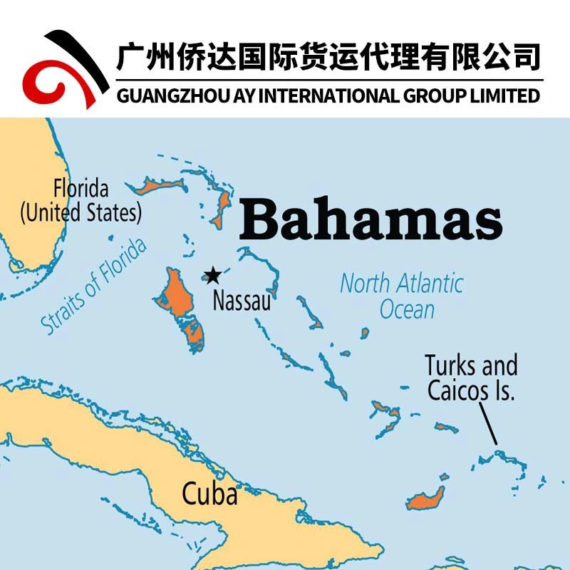 1688 Container Shipping From China to Bahamas (Nassau/Freeport) by Sea