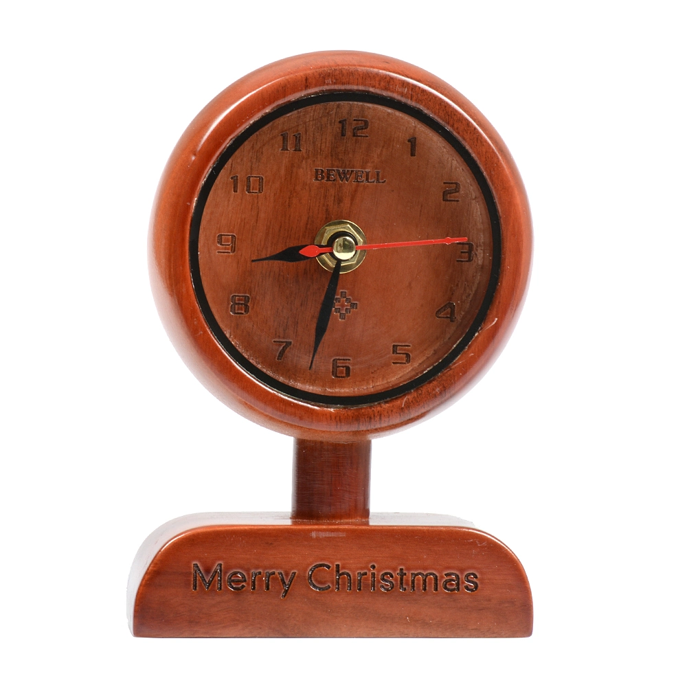 Birth Gift Antique Vintage Handmade Wooden Table Alarm Clock