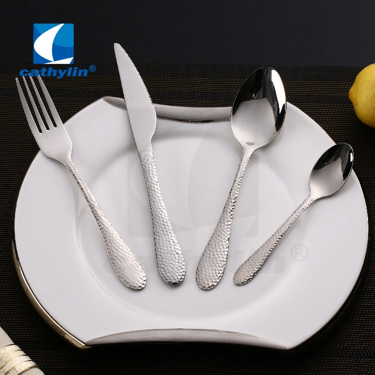 Unique Stainless Steel Silver Knife Fork Spoon Dinner Cutlery Sets