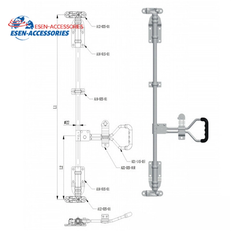 Provide Storage Container Truck Container Accessories Locking Parts Set