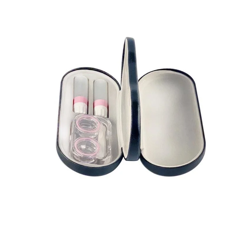 Wholesale 2 in 1 Glasses Case Double - Layer Eye Contact Storage Box Contact Lenses Packaging Box