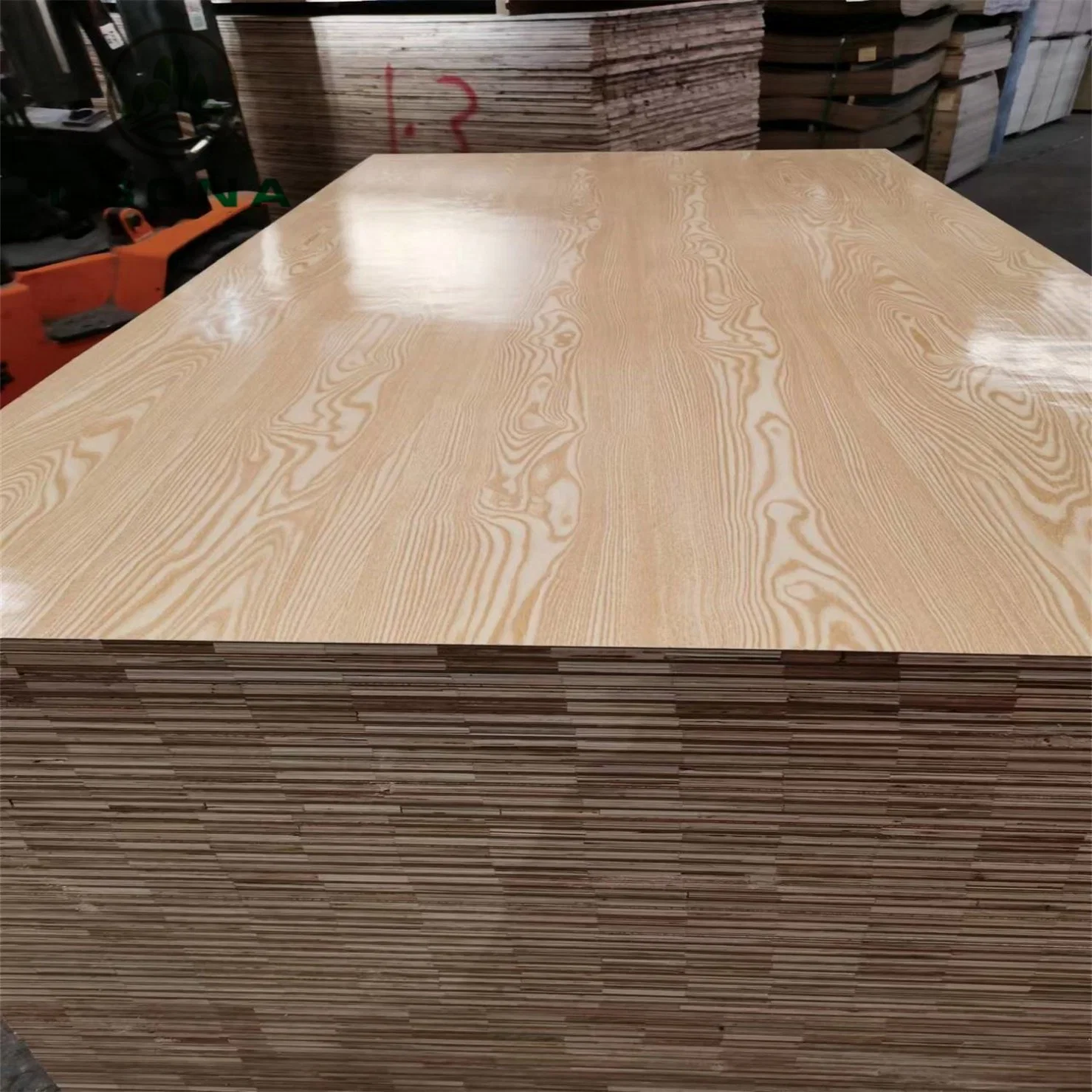 Board for Furniture 18mm 4'x8' Oak White Laminated Melamine Plywood