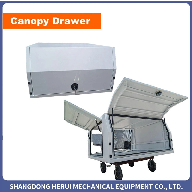 1800*1800*860mm Ute Canopy Dual Cab Aluminium Canopy with 2 Doors for Sale