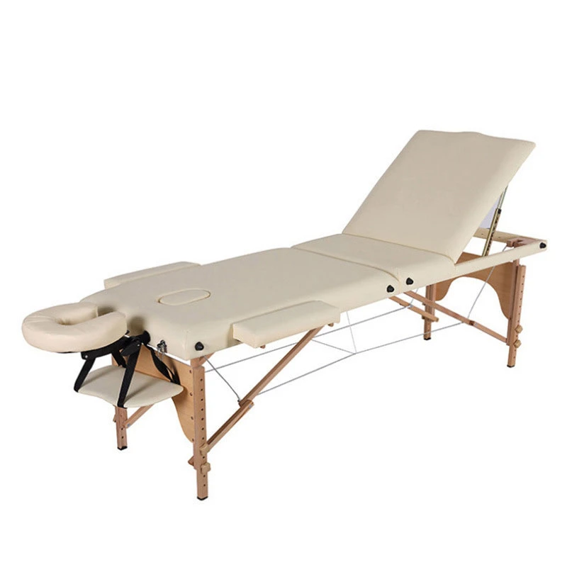 Usine Two-Sections pliable Alimentation directe de la Beauté Massage facial lit réglable