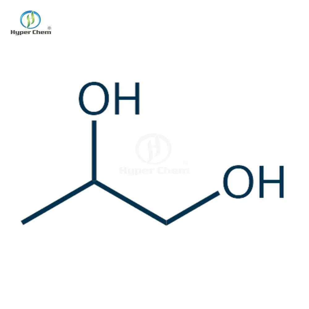 Glicol 99.8 de propilenoglicol CAS 57-55-6 de pureza elevada para alimentos/cosméticos/farmacêuticos/industriais