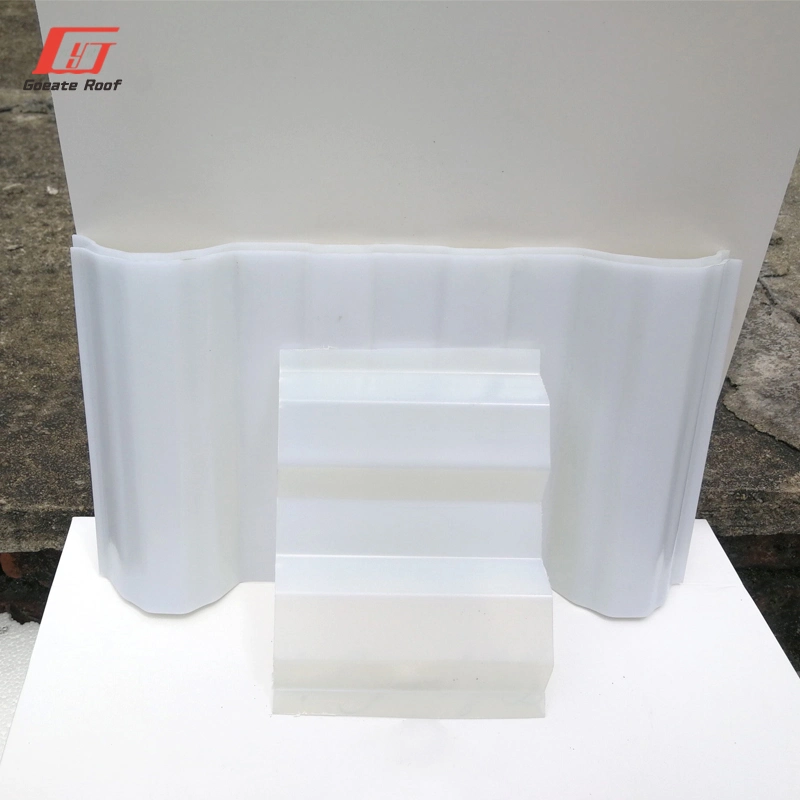 Eco-Friendly Building Material PVC Trapezoid Translucent Roofing Tile for Natural Lighting