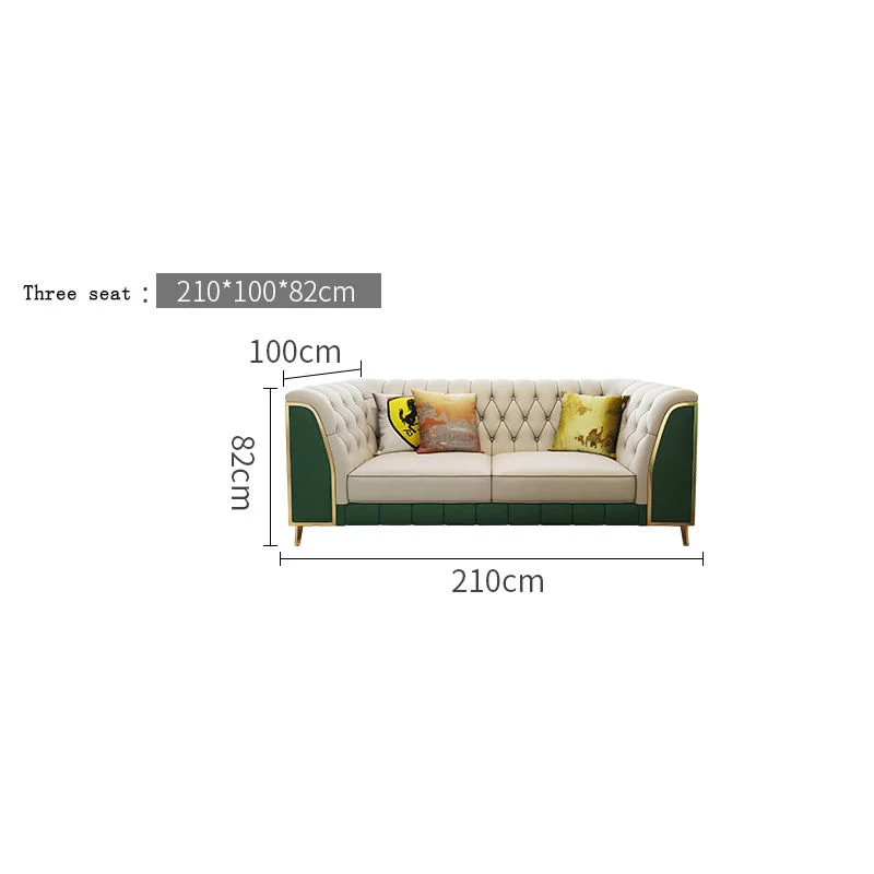 Heißer Verkauf Großhandel/Lieferant modernes Wohnzimmer Stoff Leder Abdeckung L Shape 3 Sitzer Sofa Set