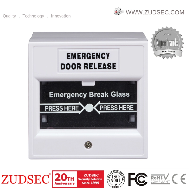 Break Glass Fire Emergency Exit Door Release Button with Red Colour