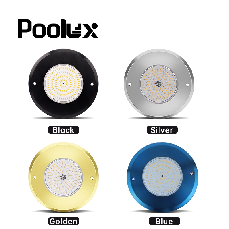 Luzes DE piscina SPA LED de 8 mm e venda a quente, 25 W, cor RGB Luz de piscina LED de natação de 100% à prova de água, com enchimento de resina