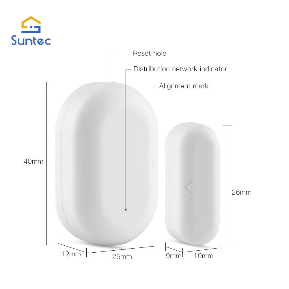 Tuya WiFi/Zigbee Home Security Home Door Magnet Sensor Alarm