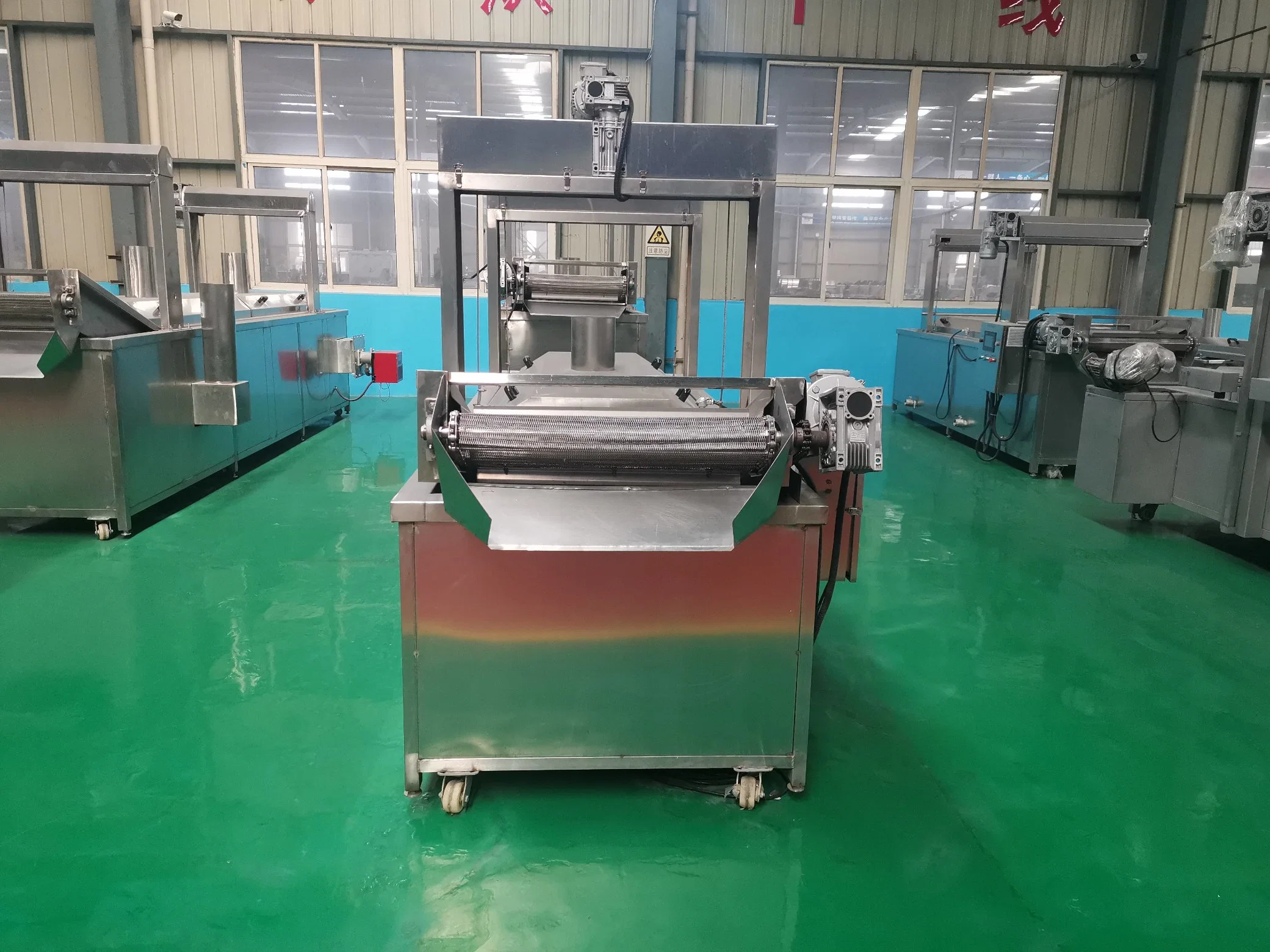 Gas Heating Pork Crackling Frying Machine for Processing Line