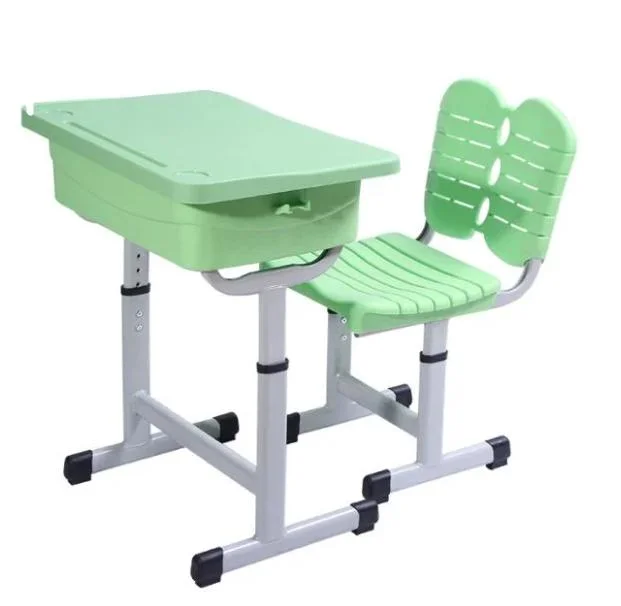 Adjustable Height Kids Classroom Students Desk and Chair