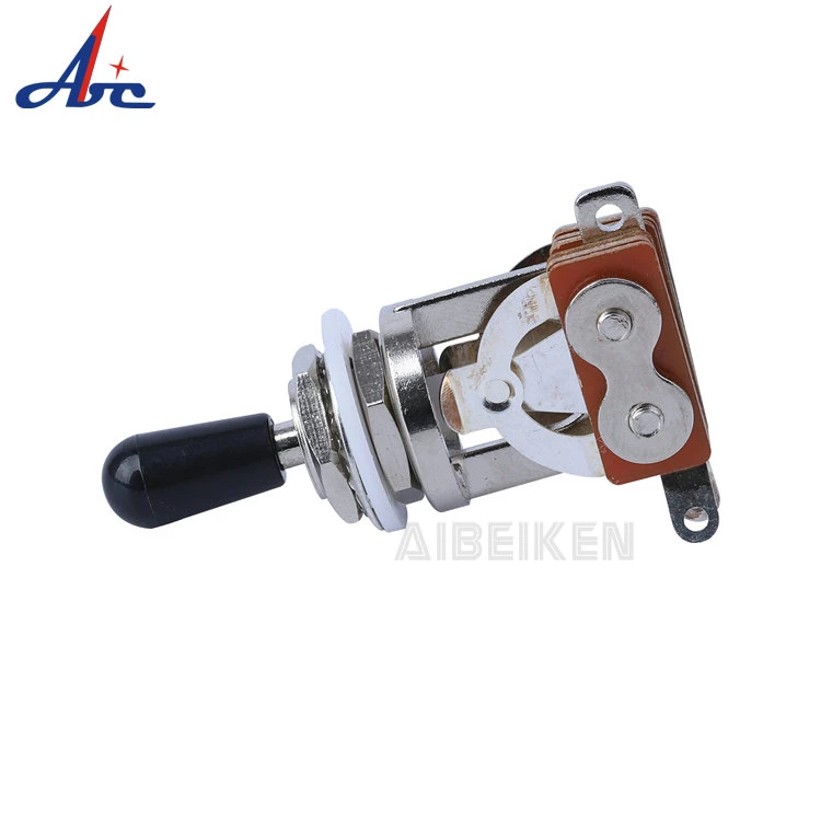 RS18-B1 Wholesale/Supplier Made in China High quality/High cost performance  Electrical Guitar 3 Tap Position Switch Toggle Guitar Pedal Push Button Switch