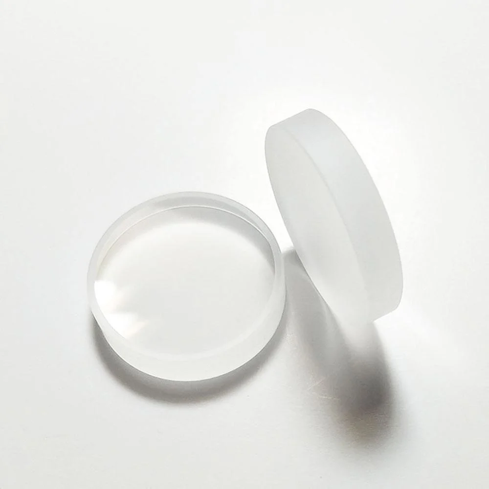 Factory Direct singulet personnalisé sphérique quartz transparent aux UV Lentille Concave Plano de collimateur