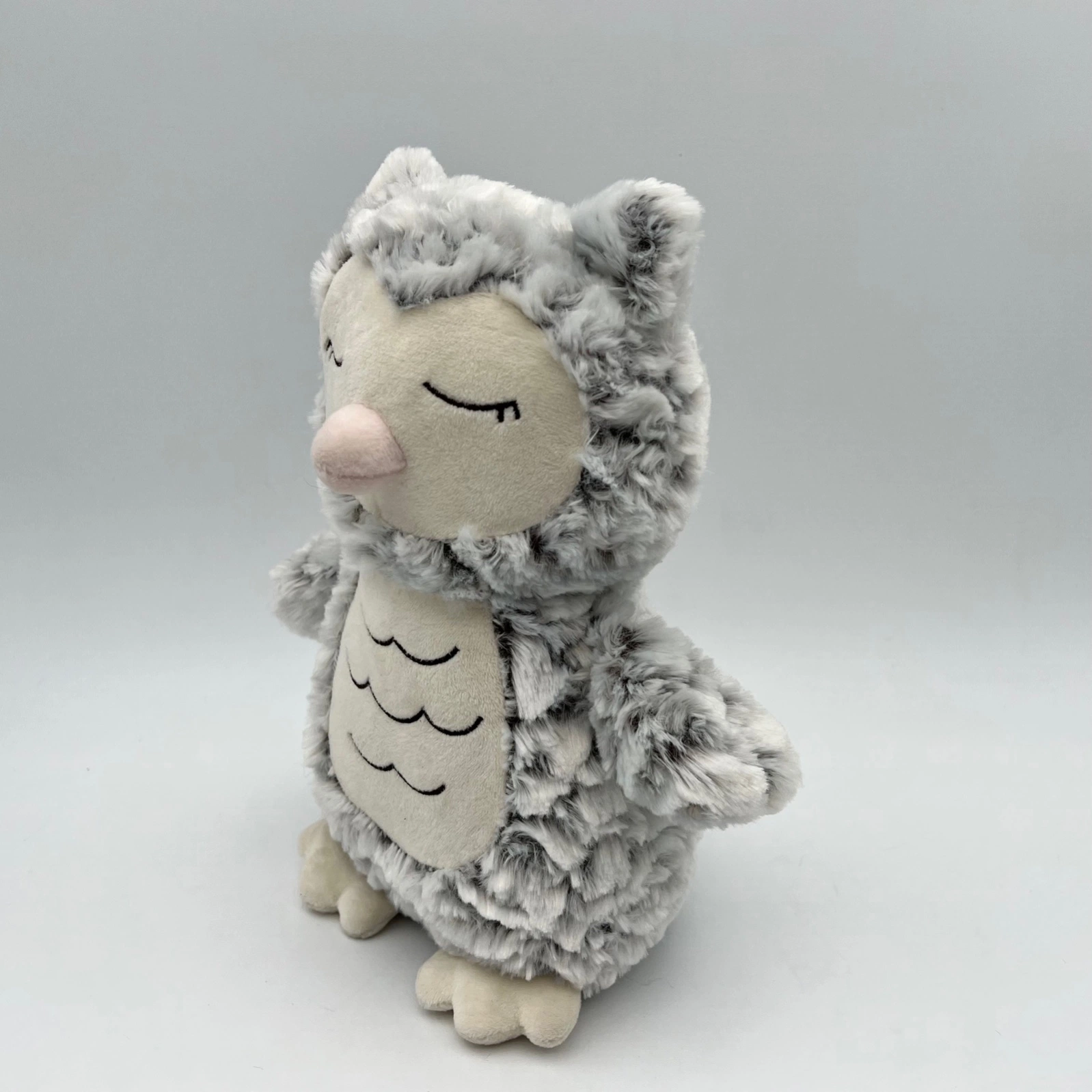 OEM Big Eyes Plush Owl Soft Toy Stuffed Animal Bird Promotional Cute Custom Stuffed White Snowy Owl