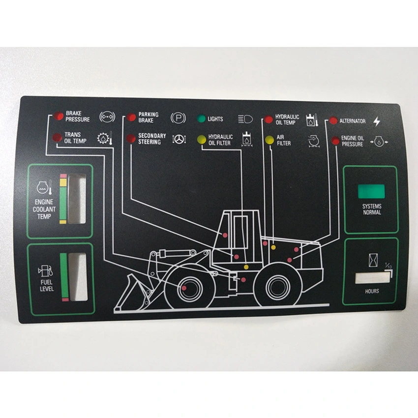 High Quality Polyester Label Control Panel Stickers for Car Controller