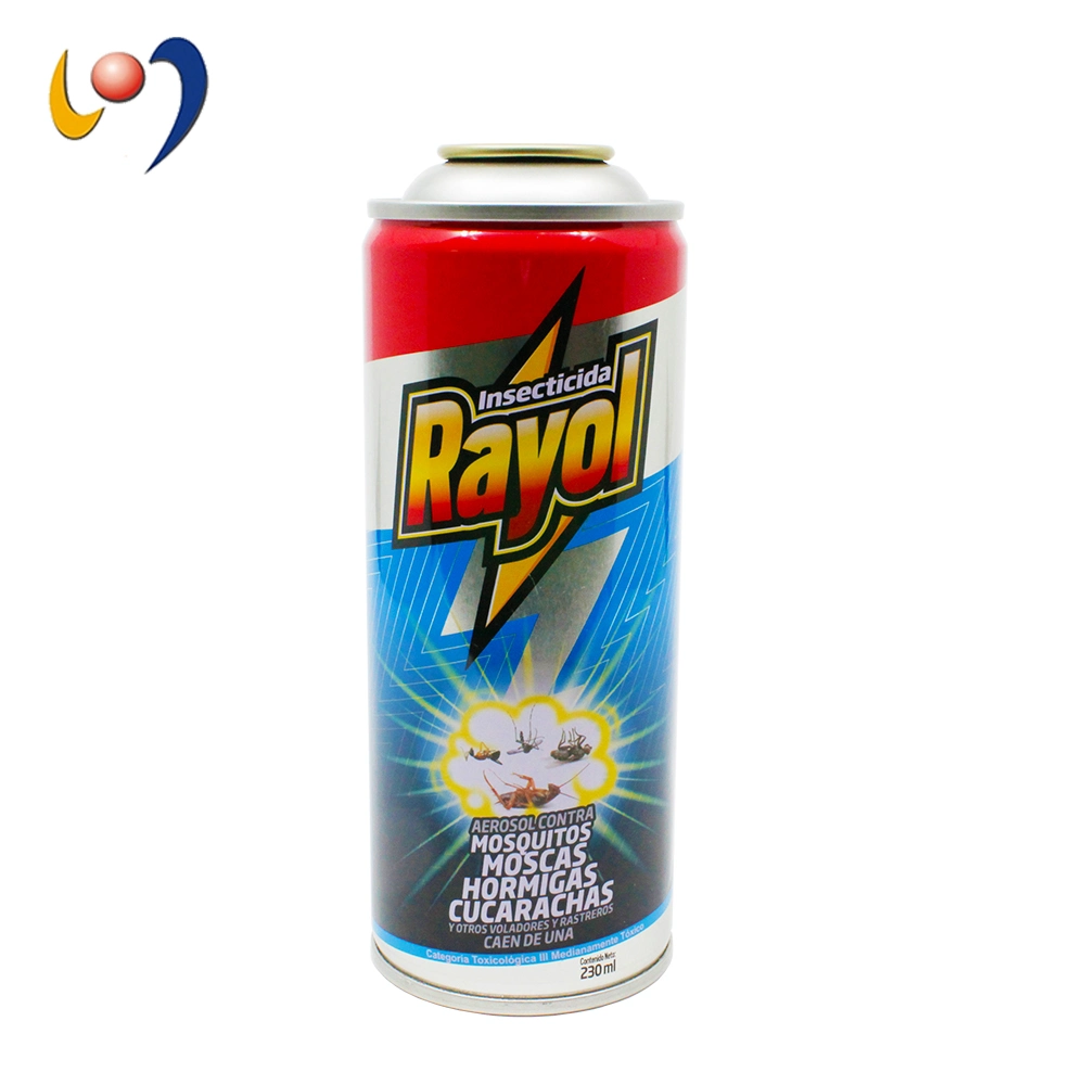 Tinplate personalizado insecticida Aerosol / Mosquito Killer Spray lata