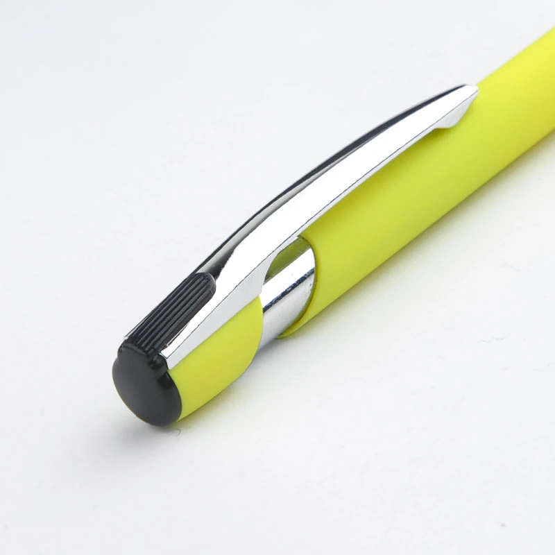Wholesale Personalised Logo Rubber Frosty Promotional Plastic Ball Point Pen