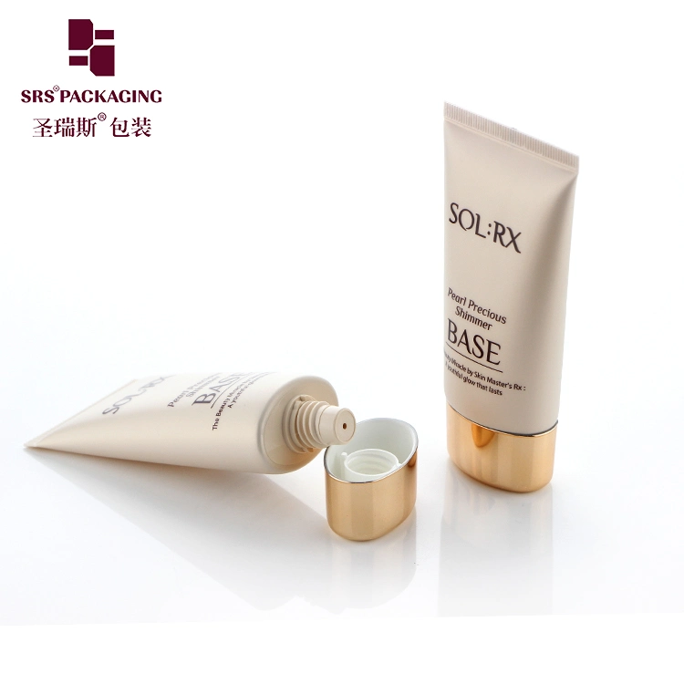 SRS Packaging Good Quality Soft PE Plastic Sunscreen Tube For Skin care