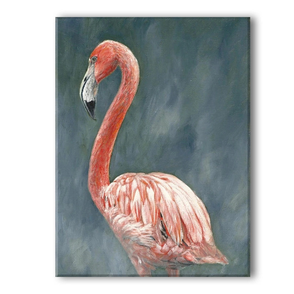 Pintura al por mayor de Flamingo pintado a mano