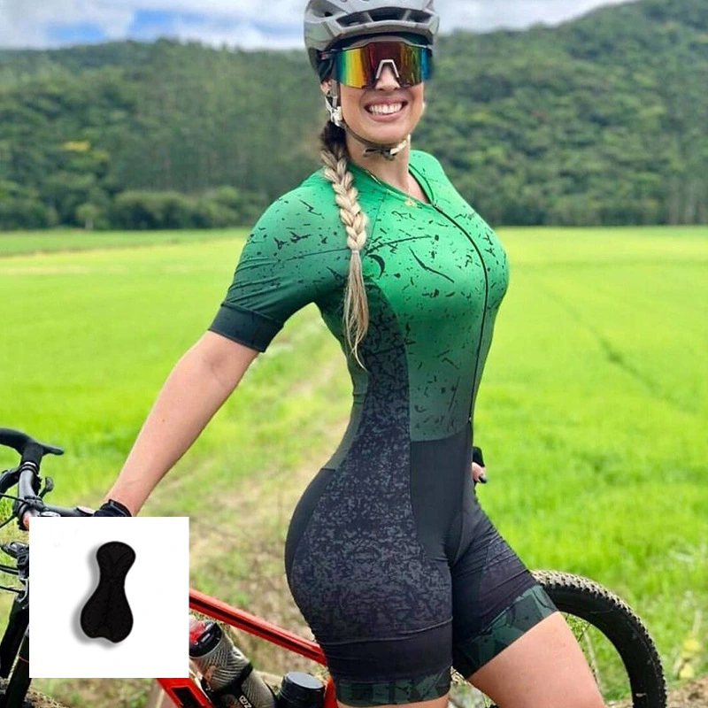 Outdoor Sports Cross-Country Mountain Bike Sports Wear Cycling One Piece New Suit Cycling Wear Women Racing Wear