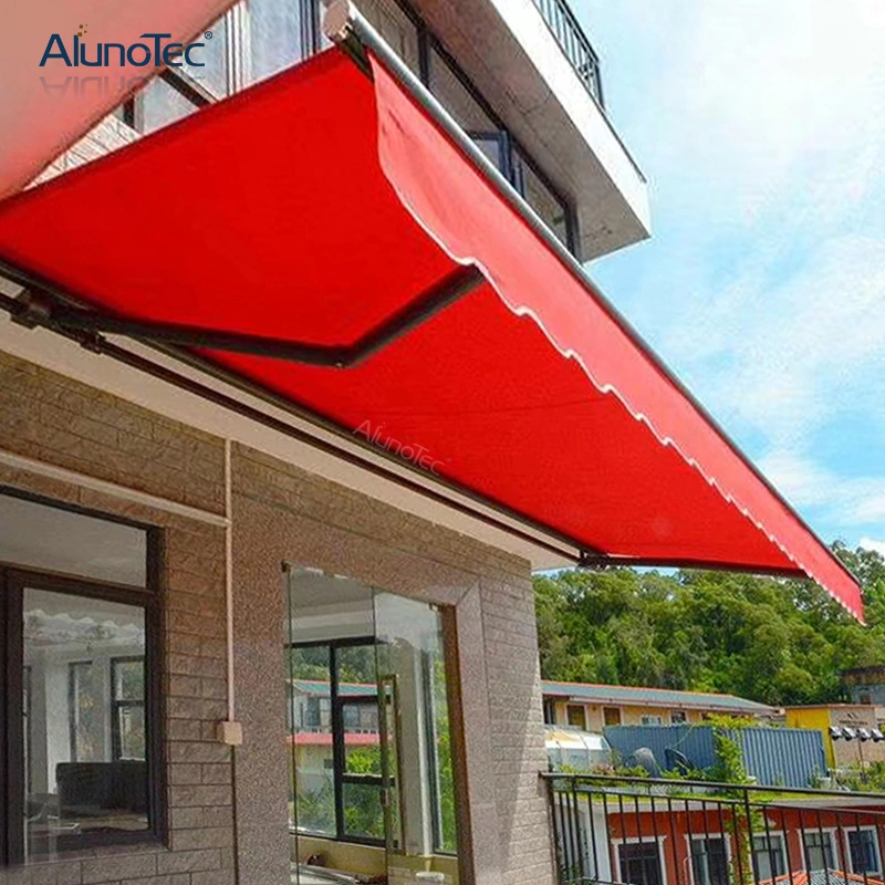 Wall Hanging Electric Roof Rain Awning Customized Color 0 to 45 Degree Balcony Canopy Cassette Awnings