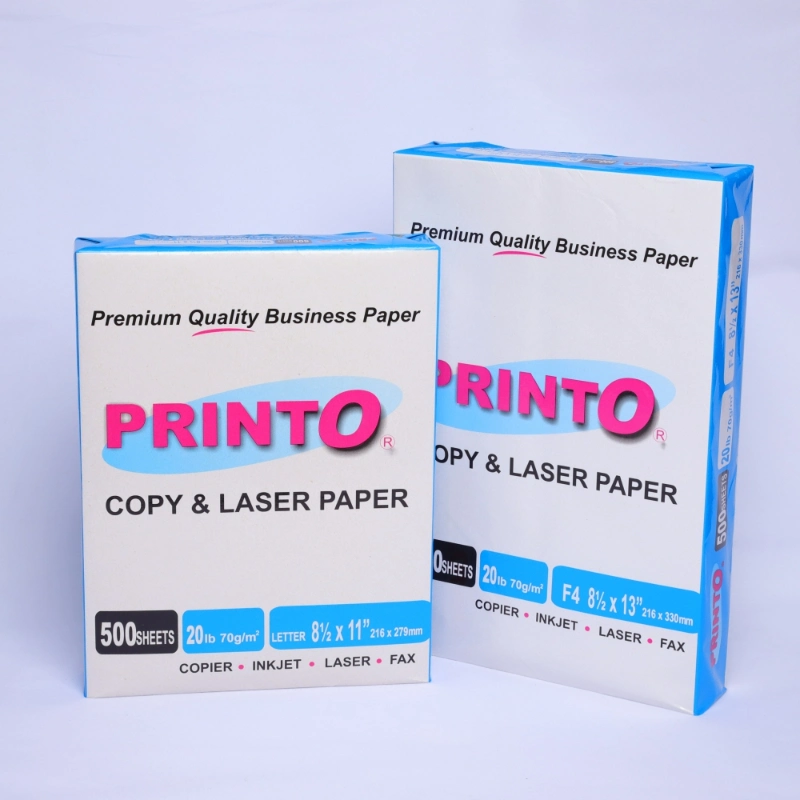 Papier offset de haute qualité 70GSM 75GSM 80GSM blanc pour impression, format lettre, légal 8,5X11, papier couché pour copieur de bureau, papier offset A4 pour copie.