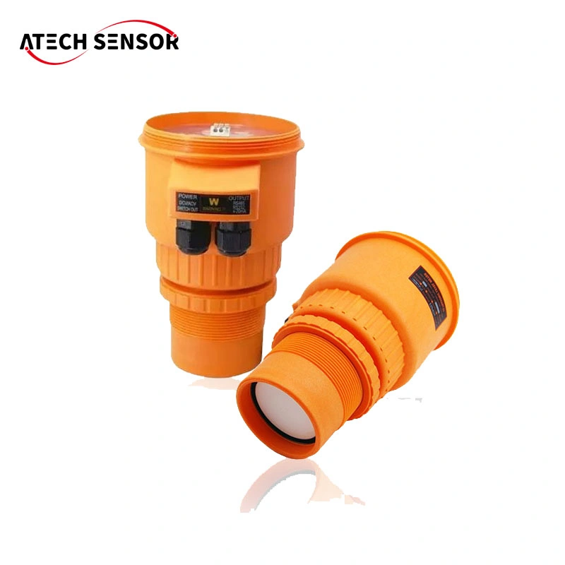 High-Quality Atech 0-20m 4-20mA Digital Water Meter Ultrasonic Liquid Level Sensor