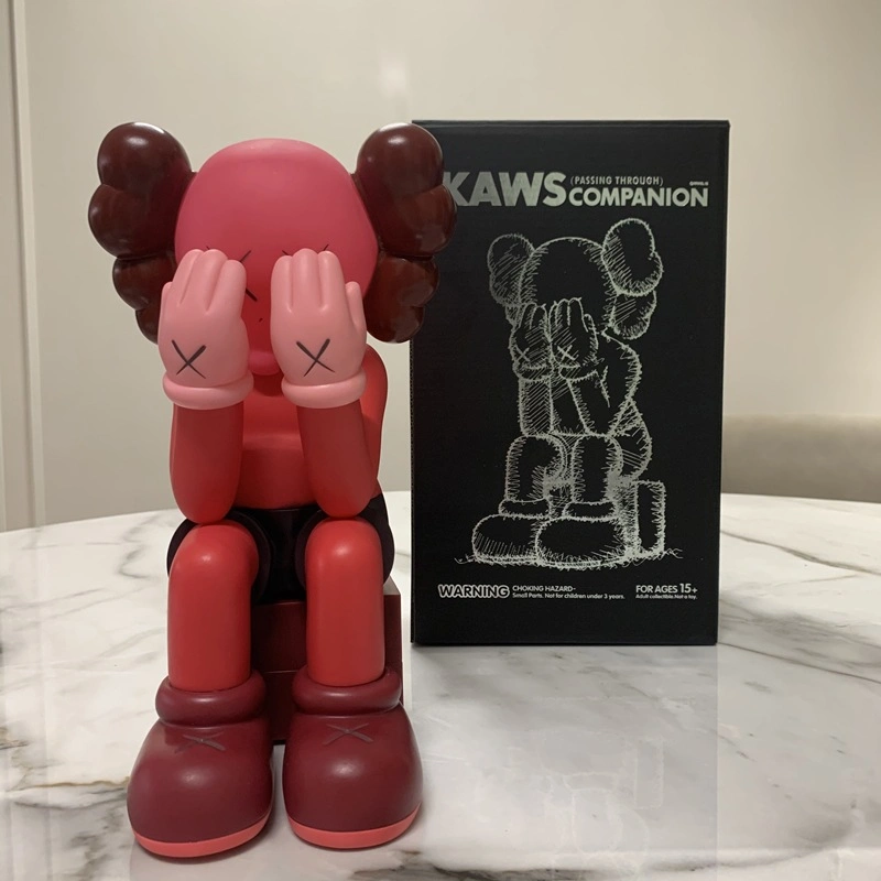 Plastic Kaws Toys Doll Companion Model Artwork Cartoon Character Home Desk Decoration