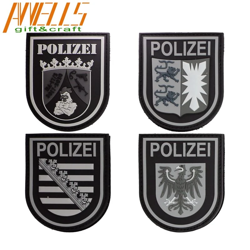 Custom PVC Rubber Tactical Patch 3D Logo Morale PVC Tactical Patches