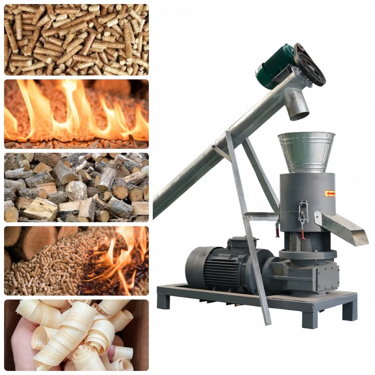 300-5000kg/H Complete Wood Pellet Production Line with Various Capacities Wood Pellets Making Machine