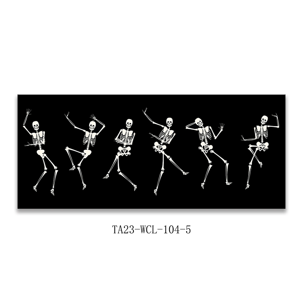 White Bone Men Dancing Canvas Art Digital Printed Wall Art Modern Wall Art Picture for Living Room Hotel Bedroom Decoration Custom Art