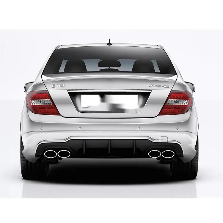 Pièces automobiles pour Mercedes-Benz W204 modifié en C63 AMG Kit de carrosserie pare-chocs avant pare-chocs arrière avec côté diffuseur arrière Jupes