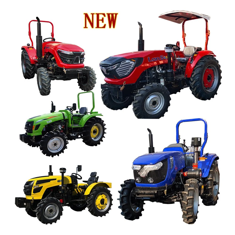 Farm Machinery 4 Wd 2 Wd 4X4wd Rops and Canopy Cultivator Disc Harrow Farm Tractor